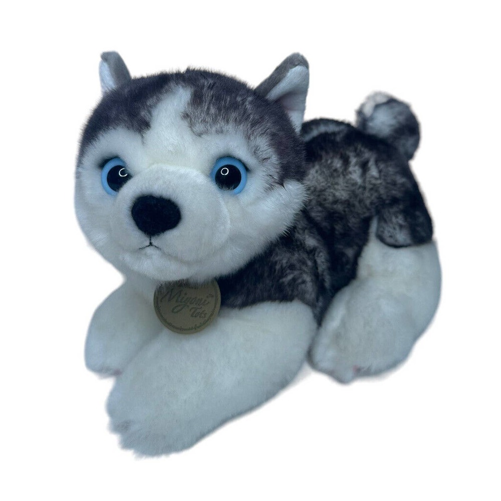 Miyoni by Aurora Siberian Husky Puppy Dog Wolf Plush 9" Stuffed Animal Nov 2021